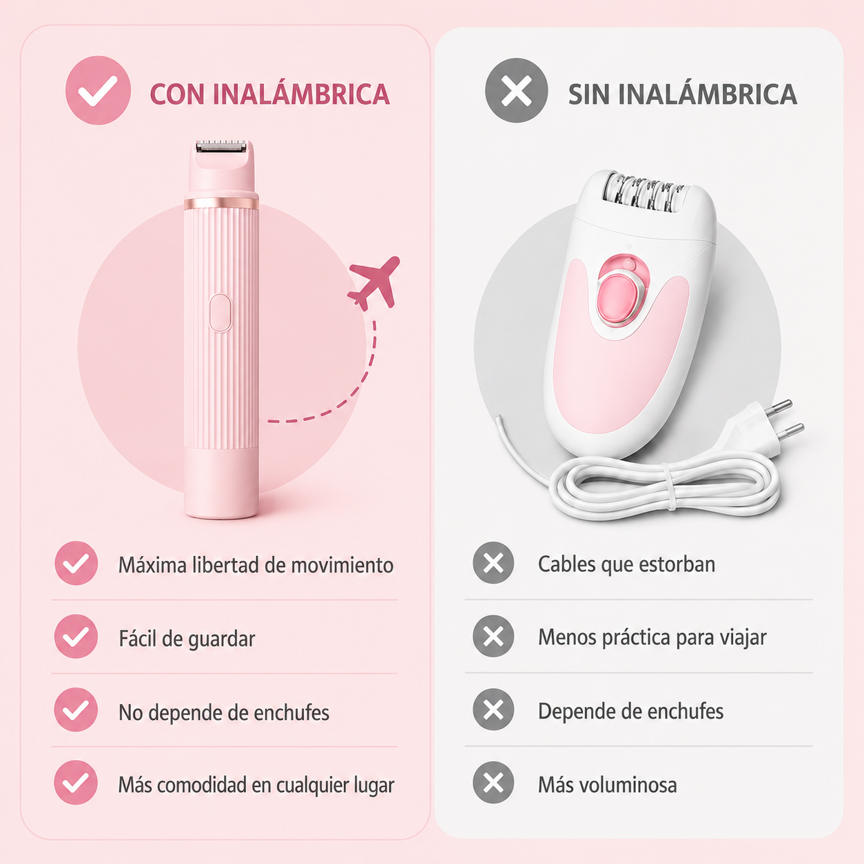 Depiladora Mini Portátil